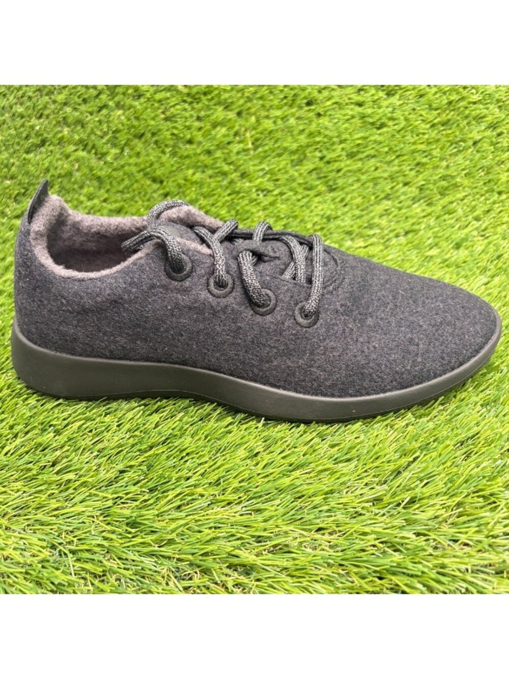 Allbirds Wool Runners Mens Size 8 Black Athletic Running Walking Shoes Sneakers